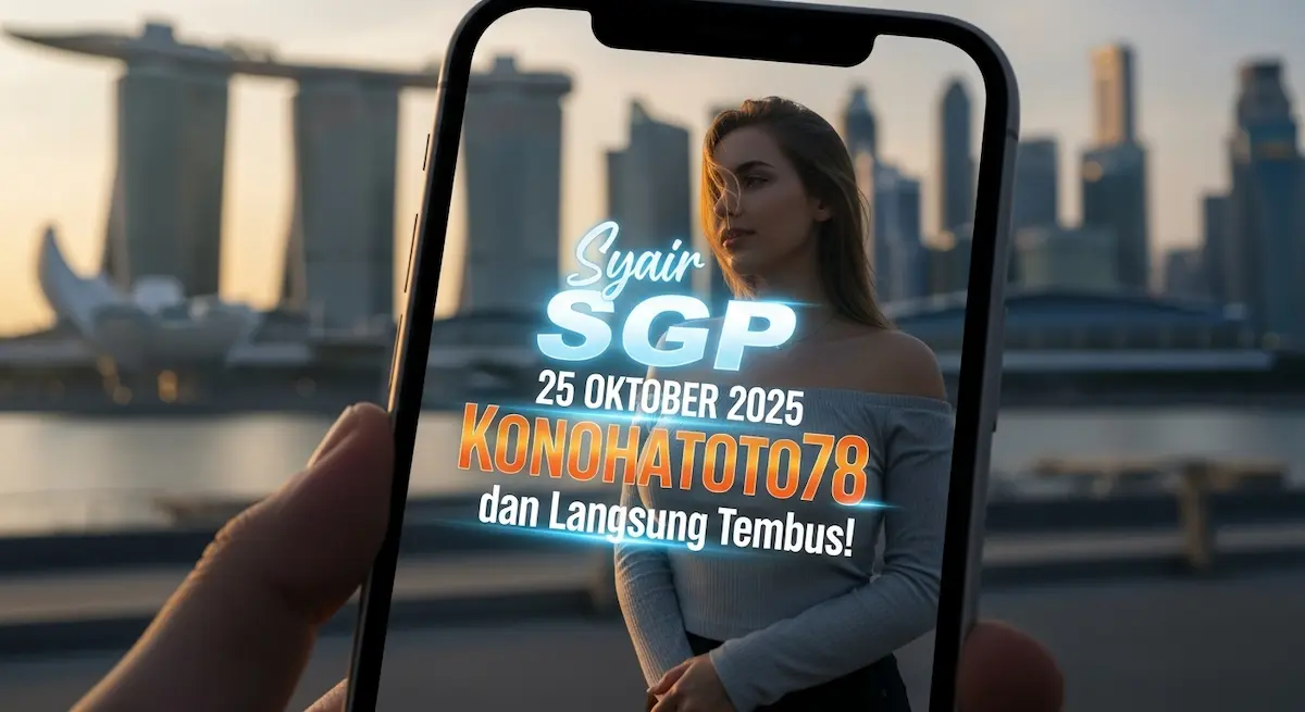 POV Lo Lihat Syair SGP 25 Oktober 2025 Konohatoto78 dan Langsung Tembus! - keluaranterkini.com