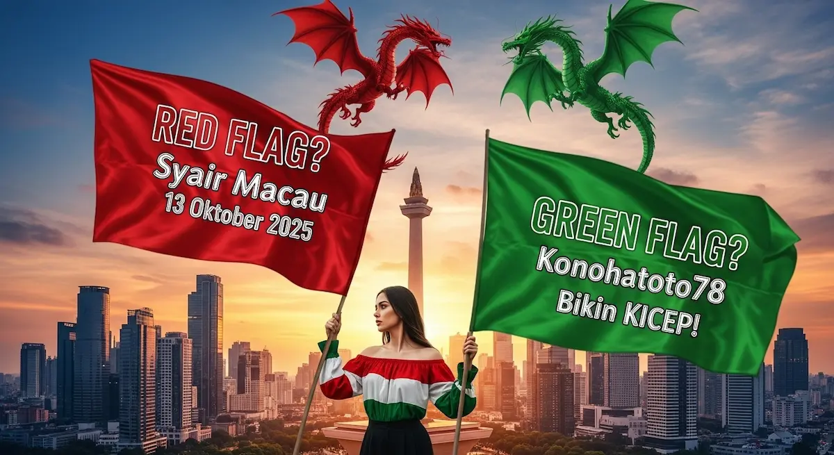 RED FLAG atau GREEN FLAG Syair Macau 13 Oktober 2025 Konohatoto78 Bikin KICEP! - keluaranterkini.com