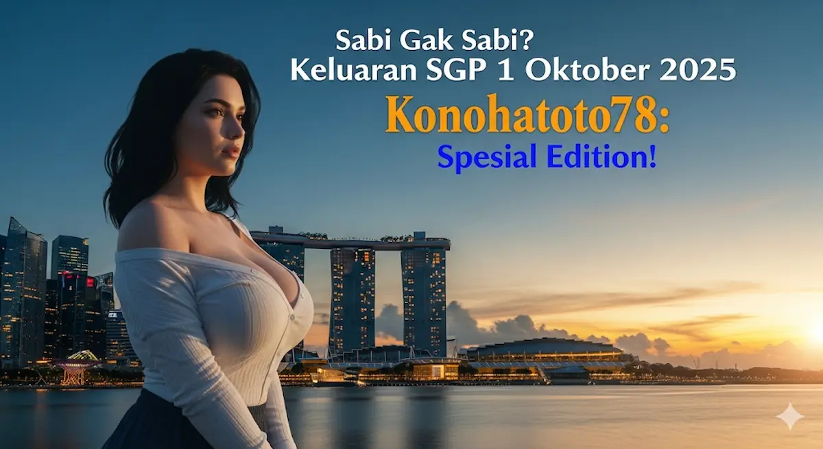 Sabi Gak Sabi Keluaran SGP 1 Oktober 2025 Konohatoto78 Spesial Edition! - keluaranterkini.com