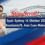 Stop Scroll! Syair Sydney 14 Oktober 2025 Konohatoto78, Auto Cuan Maksimal! - keluaranterkini.com