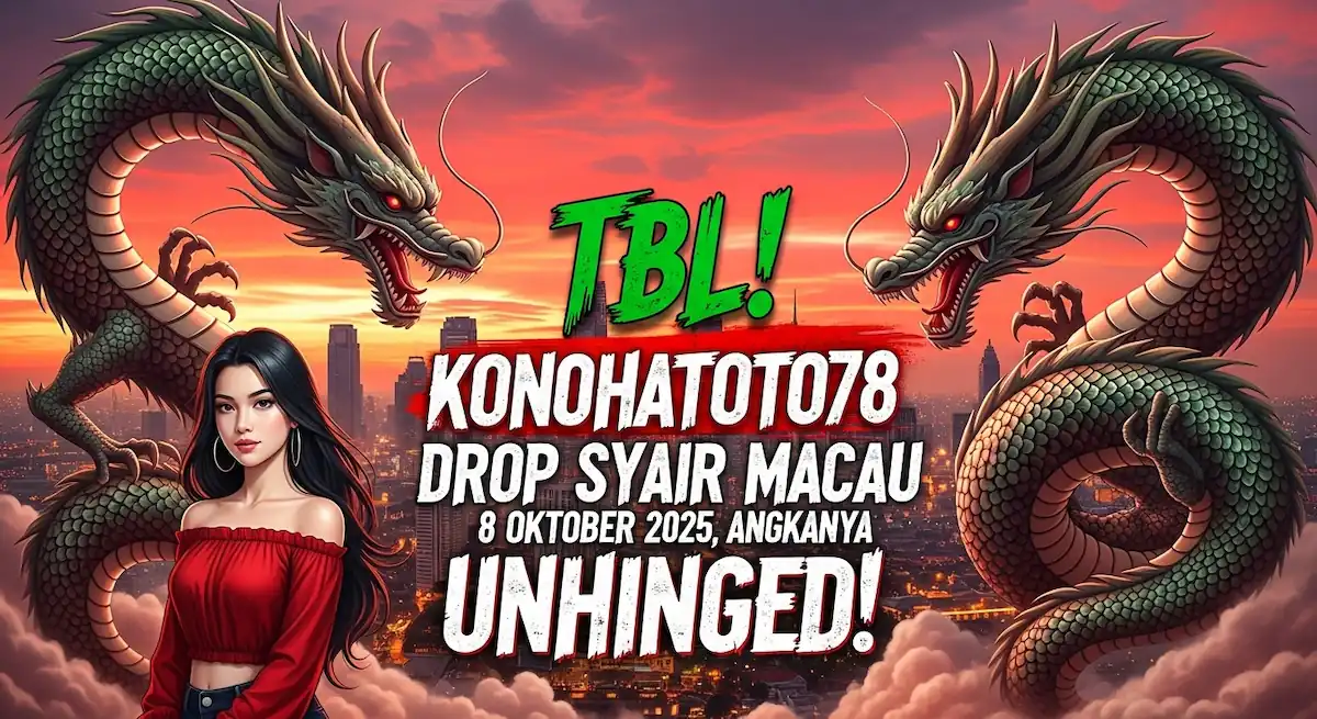 TBL! Konohatoto78 Drop Syair Macau 8 Oktober 2025, Angkanya UNHINGED! - keluaranterkini.com