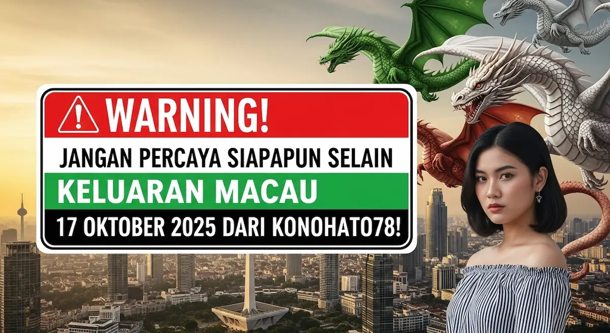 WARNING! Jangan Percaya Siapapun Selain Keluaran Macau 17 Oktober 2025 Dari Konohatoto78! - keluaranterkini.com