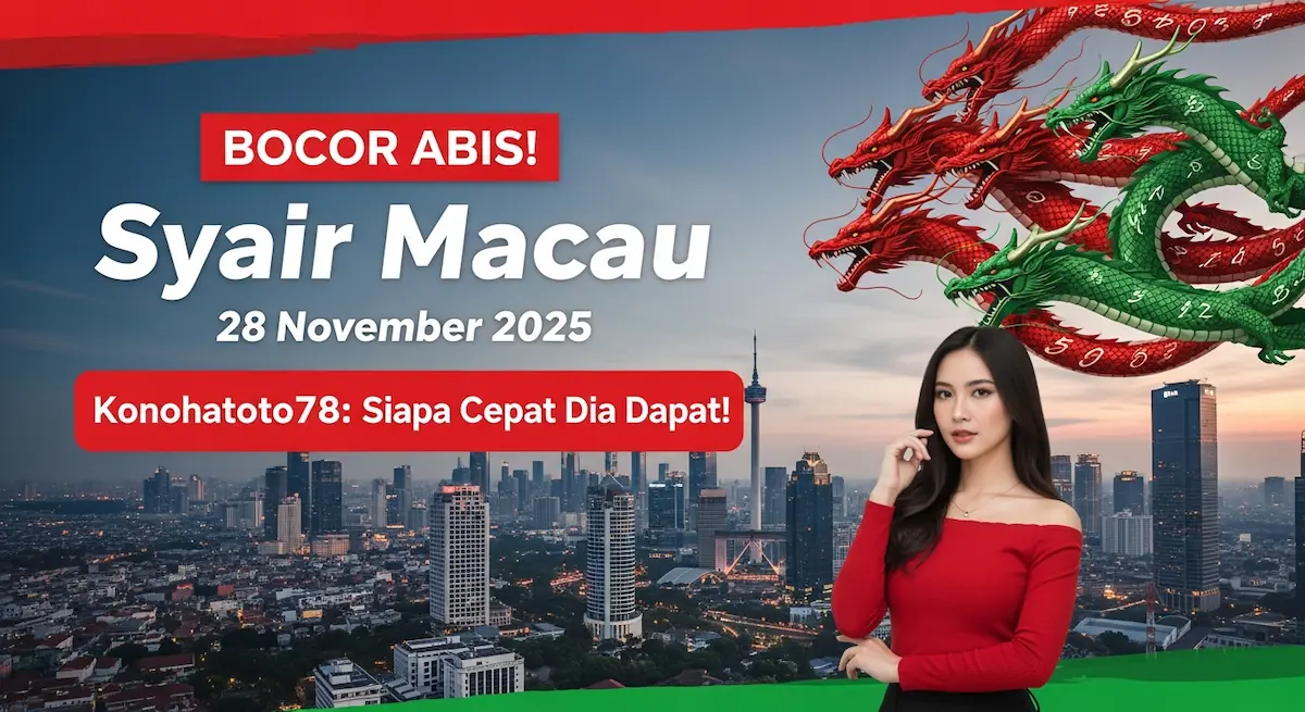 BOCOR ABIS! Syair Macau 28 November 2025 Konohatoto78 Siapa Cepat Dia Dapat! - keluaranterkini.com