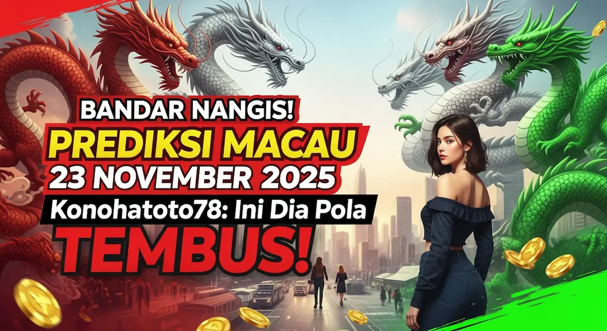 Bandar Nangis! Prediksi Macau 23 November 2025 Konohatoto78 Ini Dia Pola TEMBUS! - keluaranterkini.com