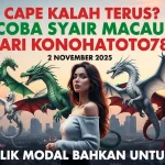 Cape Kalah Terus Coba Syair Macau 2 November 2025 Dari Konohatoto78 & Balik Modal Bahkan Untung! - keluaranterkini.com