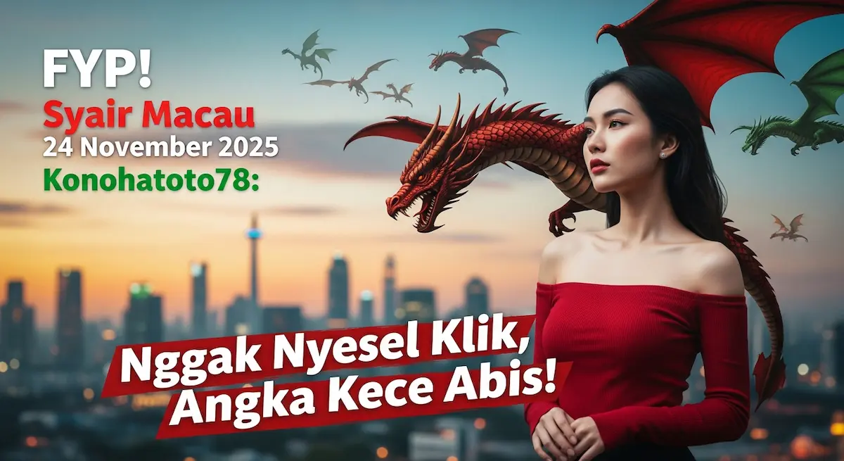 FYP! Syair Macau 24 November 2025 Konohatoto78 Nggak Nyesel Klik, Angka Kece Abis! - keluaranterkini.com