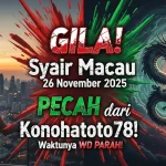 GILA! Syair Macau 26 November 2025 PECAH dari Konohatoto78! Waktunya WD PARAH! - keluaranterkini.com