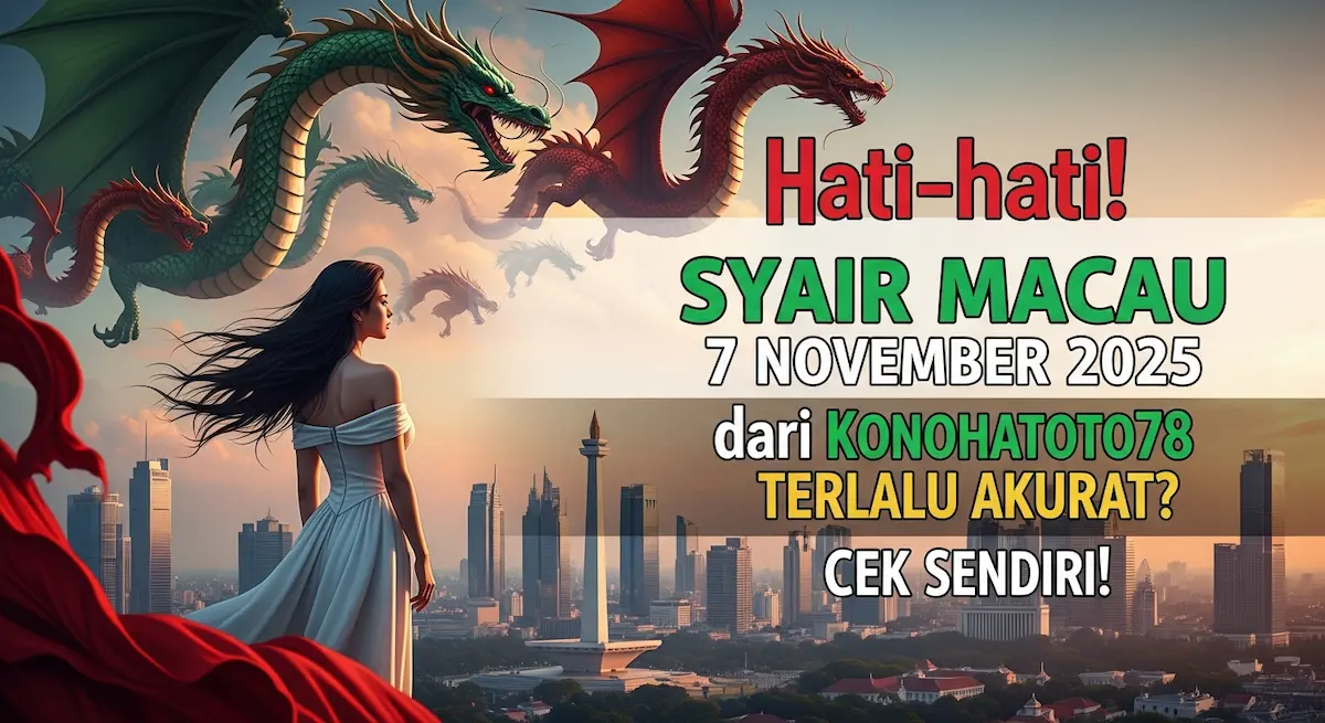 Hati-hati! Syair Macau 7 November 2025 dari Konohatoto78 Terlalu Akurat Cek Sendiri! - keluaranterkini.com
