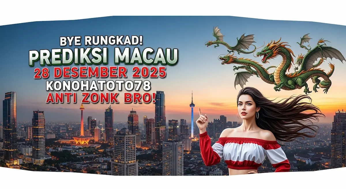 Bye Rungkad! Prediksi Macau 28 Desember 2025 Konohatoto78 Anti Zonk Bro! - keluaranterkini.com