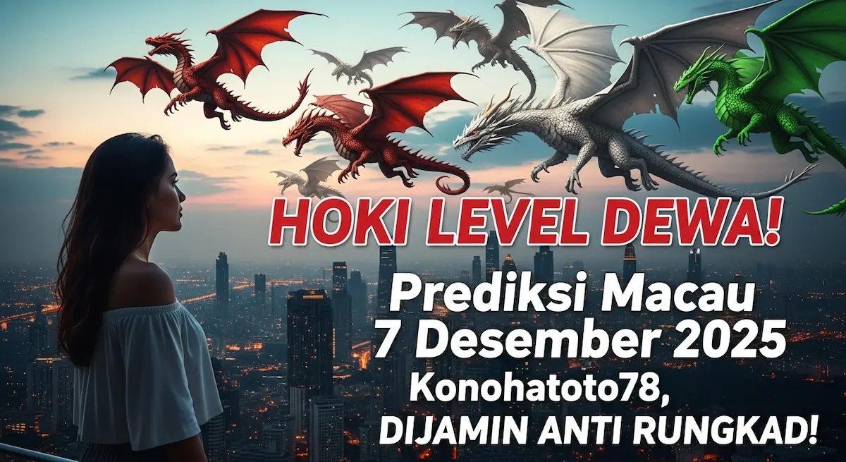 HOKI LEVEL DEWA! Prediksi Macau 7 Desember 2025 Konohatoto78, DIJAMIN ANTI RUNGKAD! - keluaranterkini.com