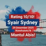 Rating 1010! Syair Sydney 29 Desember 2025 Konohatoto78 Mantul Abis! - keluaranterkini.com
