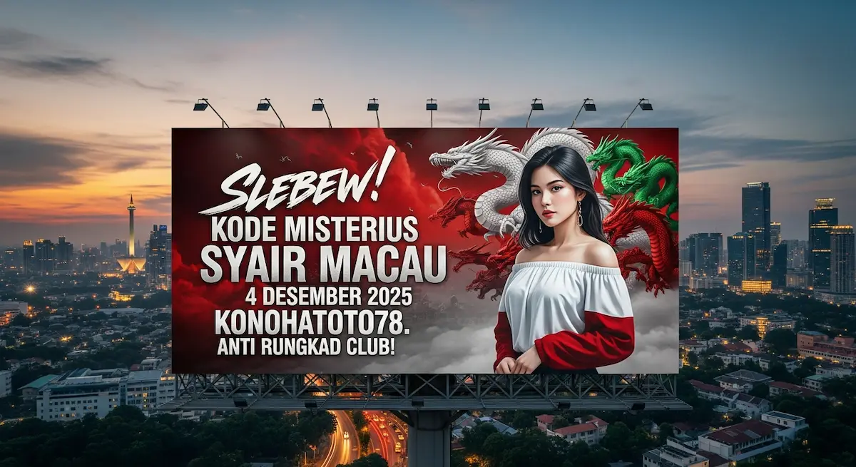 Slebew! Kode Misterius Syair Macau 4 Desember 2025 Konohatoto78. Anti Rungkad Club! - keluaranterkini.com