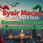Syair Macau 11 Desember 2025 Bocoran Barbar Konohatoto78! - keluaranterkini.com