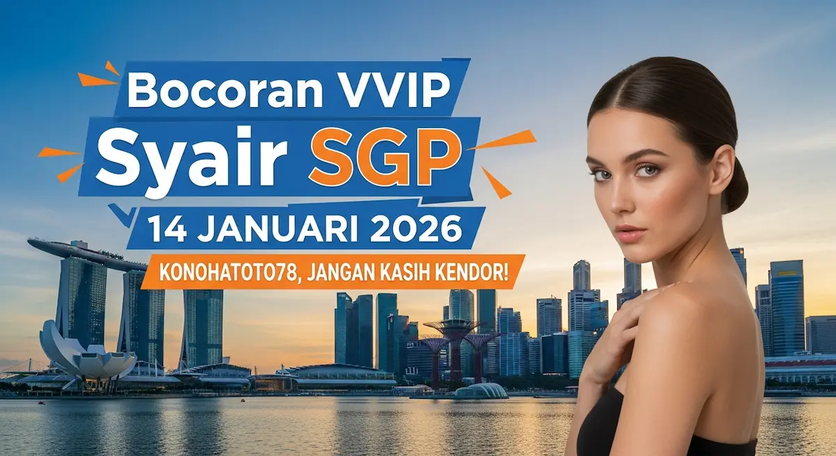 Bocoran VVIP Syair SGP 14 Januari 2026 Konohatoto78, Jangan Kasih Kendor! - keluaranterkini.com
