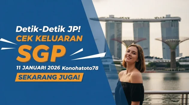 Detik-Detik JP! Cek Keluaran SGP 11 Januari 2026 Konohatoto78 Sekarang Juga! - keluaranterkini.com
