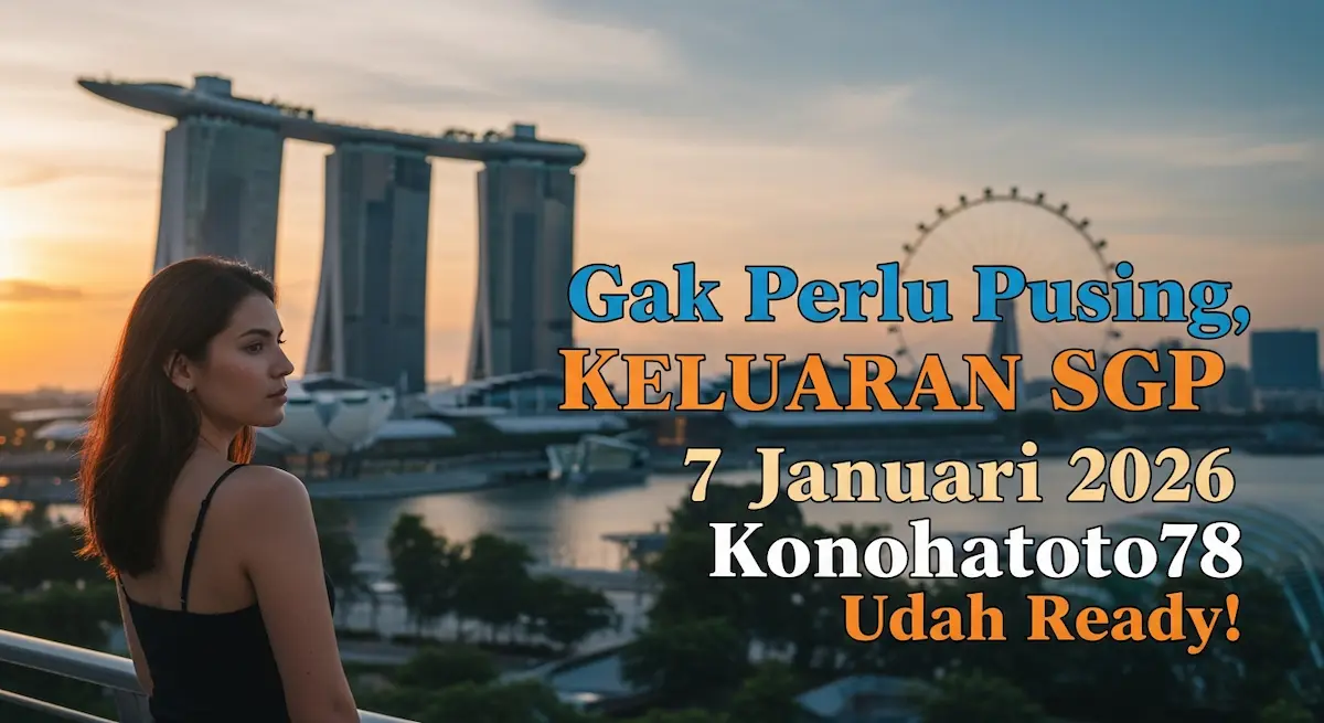 Gak Perlu Pusing, Keluaran SGP 7 Januari 2026 Konohatoto78 Udah Ready! - keluaranterkini.com
